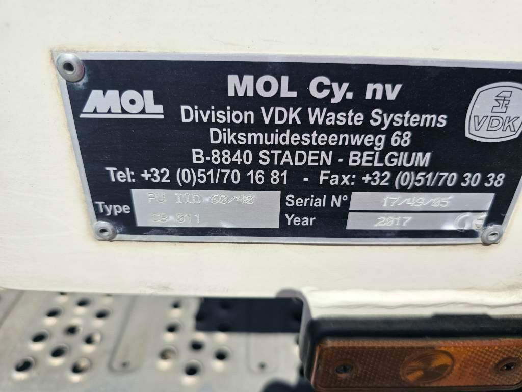 Fahrzeugabbildung Mercedes-Benz 2630, 2 Kammern, 21 cbm , Euro 6, Diesel