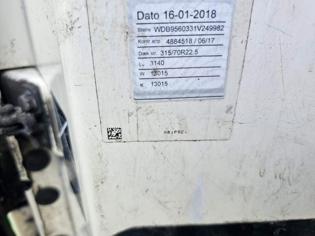 Fahrzeugabbildung Mercedes-Benz 2630, 2 Kammern, 21 cbm , Euro 6, Diesel