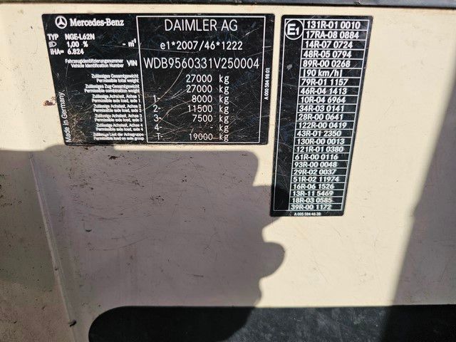 Fahrzeugabbildung Mercedes-Benz 2630, 2 Kammern, 21 cbm, Euro 6, Diesel