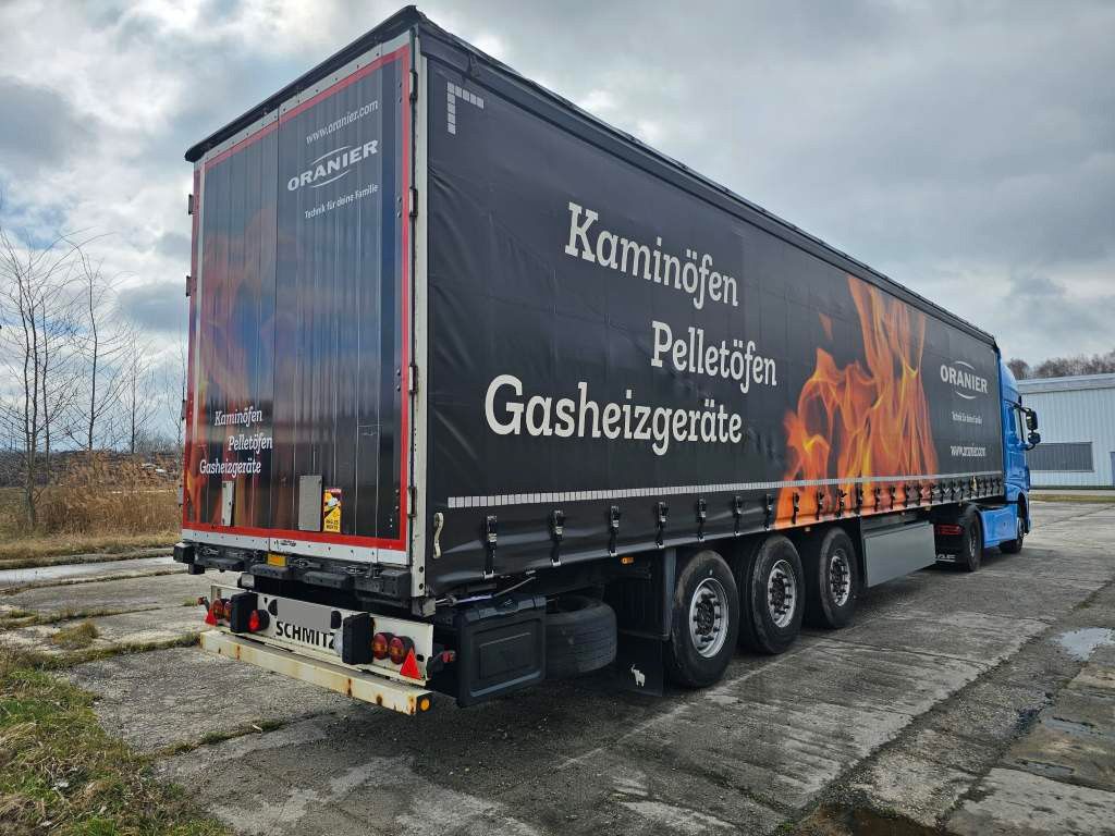 Fahrzeugabbildung Schmitz Cargobull Gardine, 9,00 m Coiler, Chassis feuerverzinkt