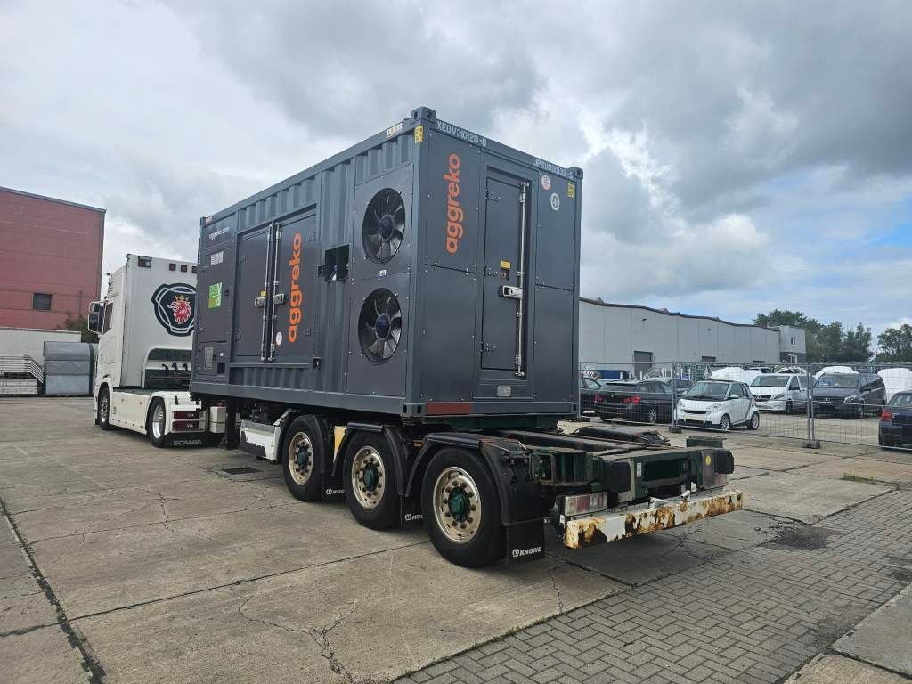 Fahrzeugabbildung Krone Container Chassis Heck- und Mittelauszug, Lift