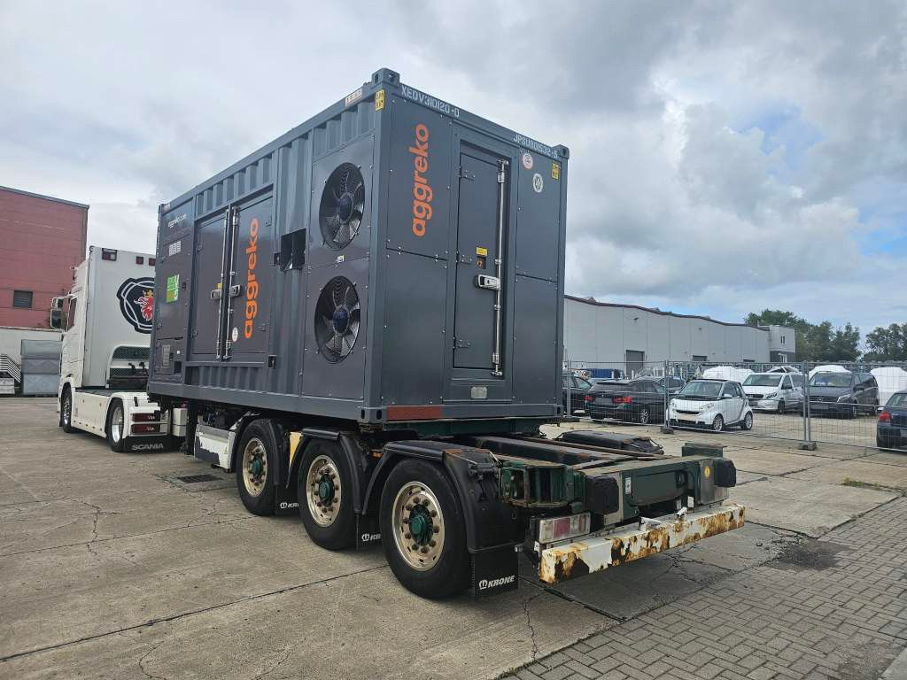Fahrzeugabbildung Krone Container Chassis Heck- und Mittelauszug, Lift