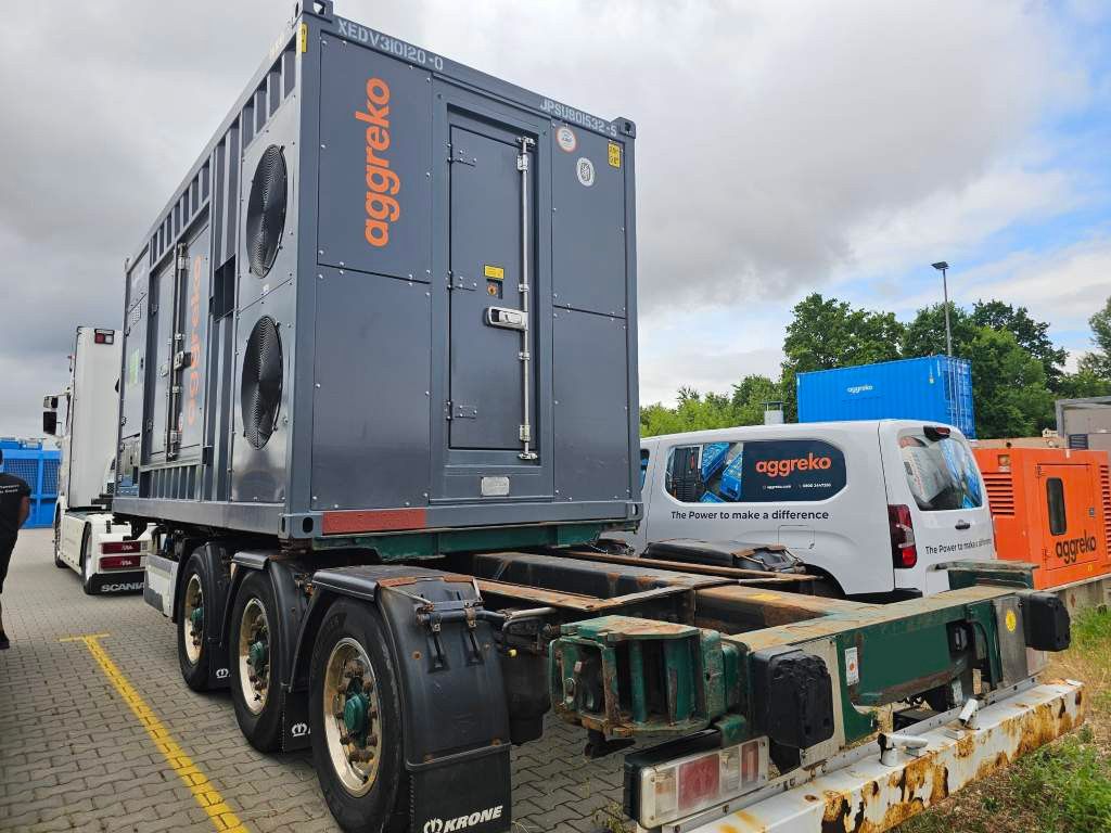 Fahrzeugabbildung Krone Container Chassis Heck- und Mittelauszug, Lift