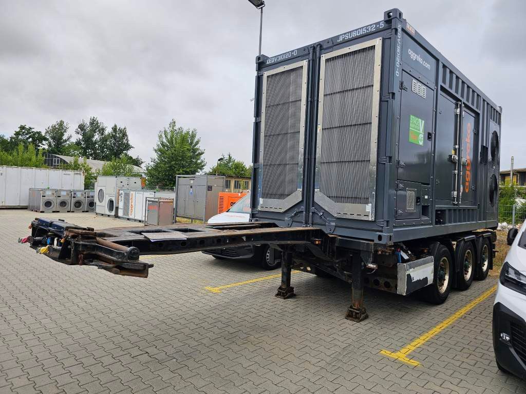 Fahrzeugabbildung Krone Container Chassis Heck- und Mittelauszug, Lift