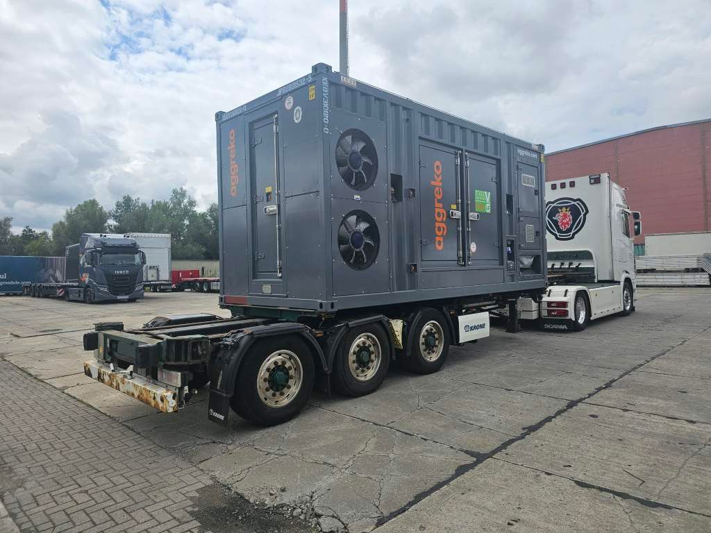 Fahrzeugabbildung Krone Container Chassis Heck- und Mittelauszug, Lift