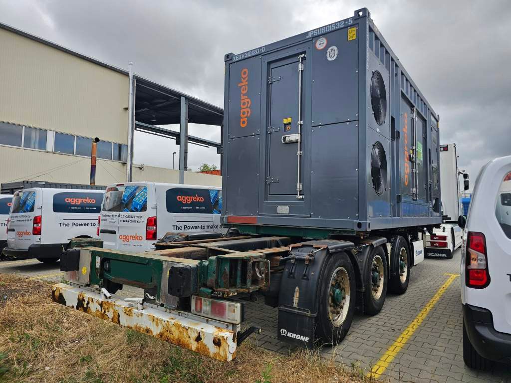 Fahrzeugabbildung Krone Container Chassis Heck- und Mittelauszug, Lift