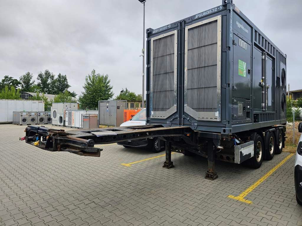 Fahrzeugabbildung Krone Container Chassis Heck- und Mittelauszug, Lift