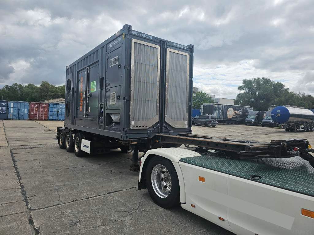 Fahrzeugabbildung Krone Container Chassis Heck- und Mittelauszug, Lift