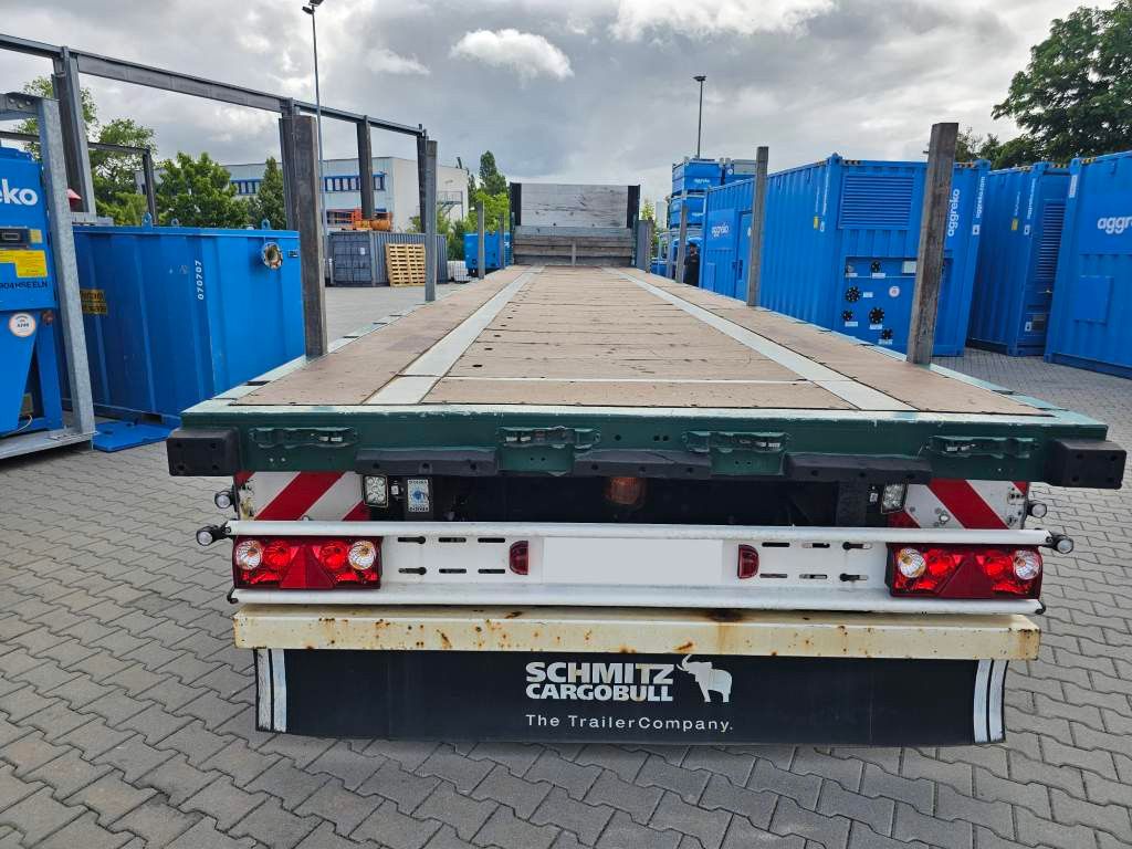 Fahrzeugabbildung Schmitz Cargobull Plateau mit Rungen + Verbreiterungstafeln, Lift