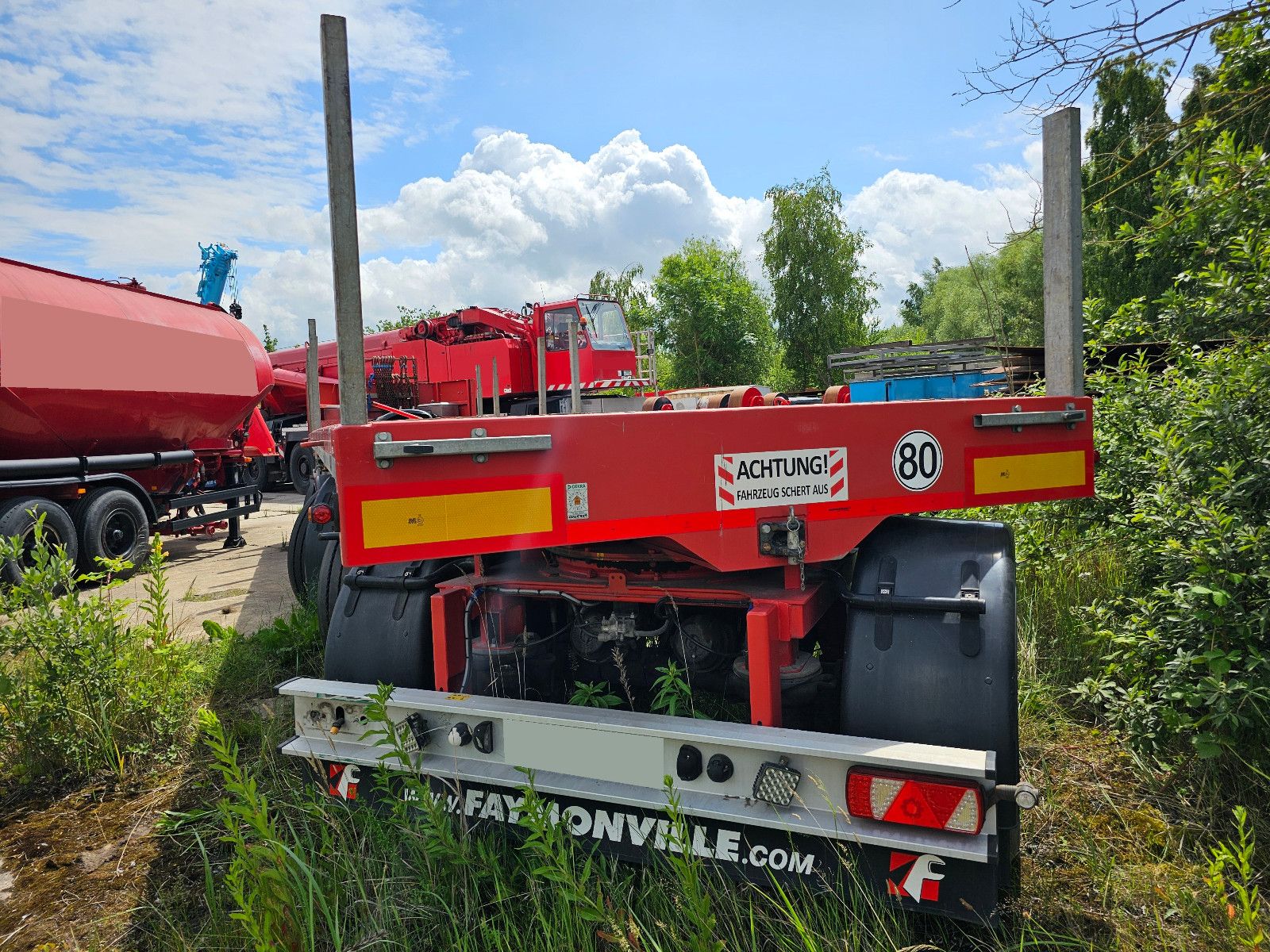 Fahrzeugabbildung Faymonville Cargomax F-S45-1AAf Unfall. 5 Achser