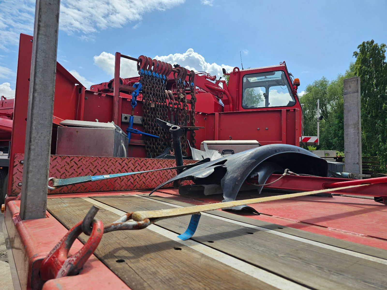 Fahrzeugabbildung Faymonville Cargomax F-S45-1AAf Unfall. 5 Achser