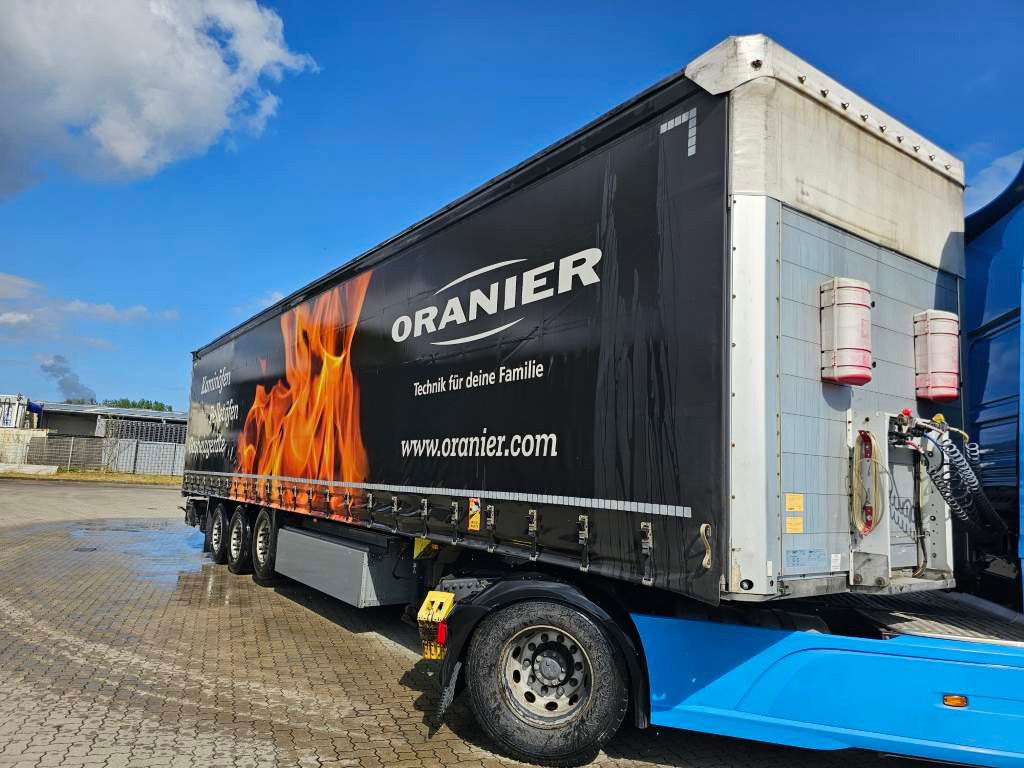 Schmitz Cargobull Gardine, Stand,Chassis feuerverzinkt,Zollschnurr