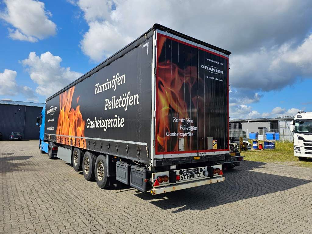 Fahrzeugabbildung Schmitz Cargobull Gardine, Stand,Chassis feuerverzinkt,Zollschnurr