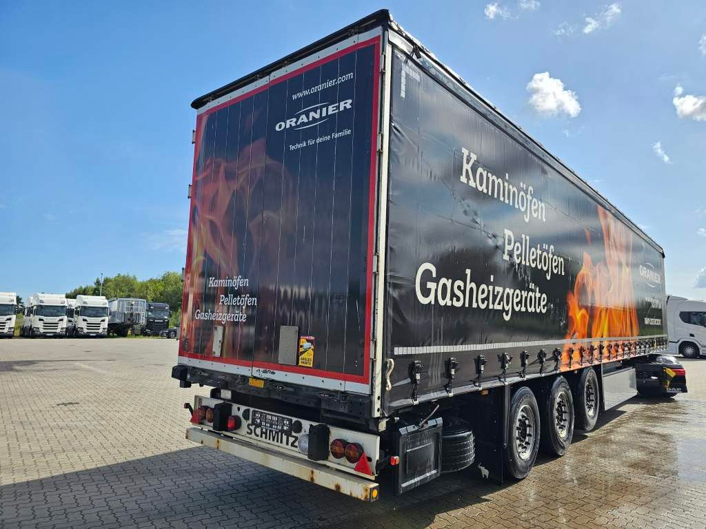 Fahrzeugabbildung Schmitz Cargobull Gardine, Stand,Chassis feuerverzinkt,Zollschnurr