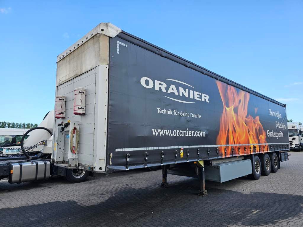 Fahrzeugabbildung Schmitz Cargobull Gardine, Stand,Chassis feuerverzinkt,Zollschnurr