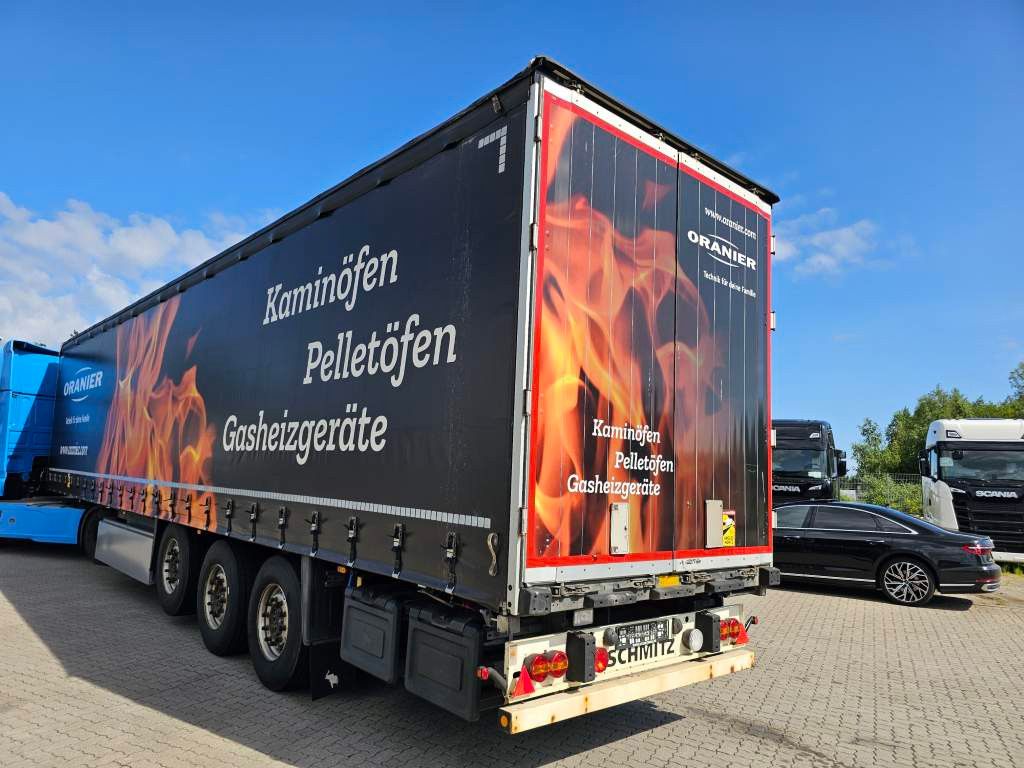 Fahrzeugabbildung Schmitz Cargobull Gardine, Stand,Chassis feuerverzinkt,Zollschnurr
