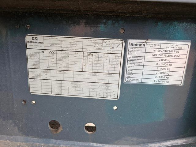 Fahrzeugabbildung Reisch 50 cbm Alumulde, 4.800 Kg leer, Lift, Kornschieb