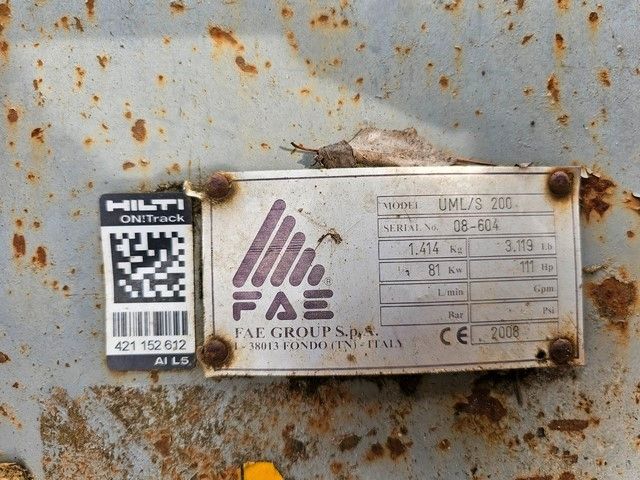 Fahrzeugabbildung Andere FAE Forstmulcher UML 200