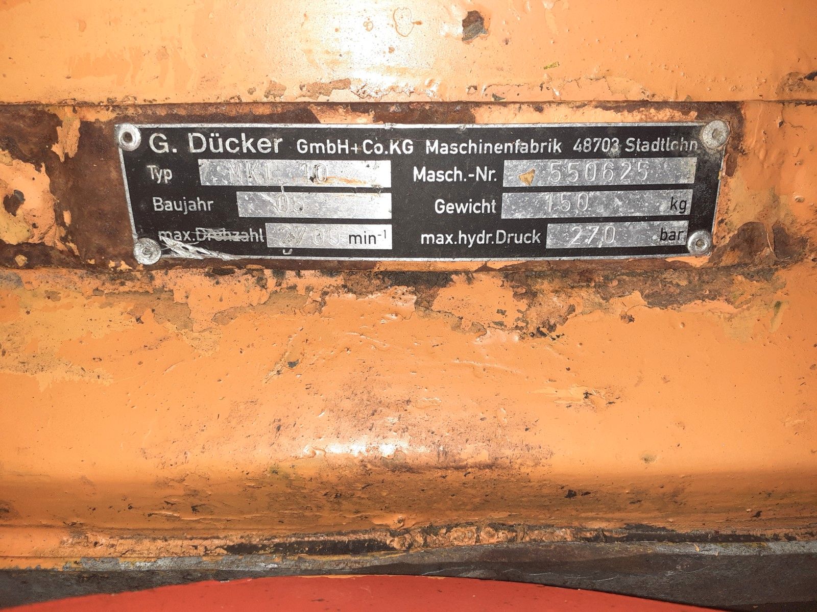 Fahrzeugabbildung Dücker Una 200 Mulcher MKL 10