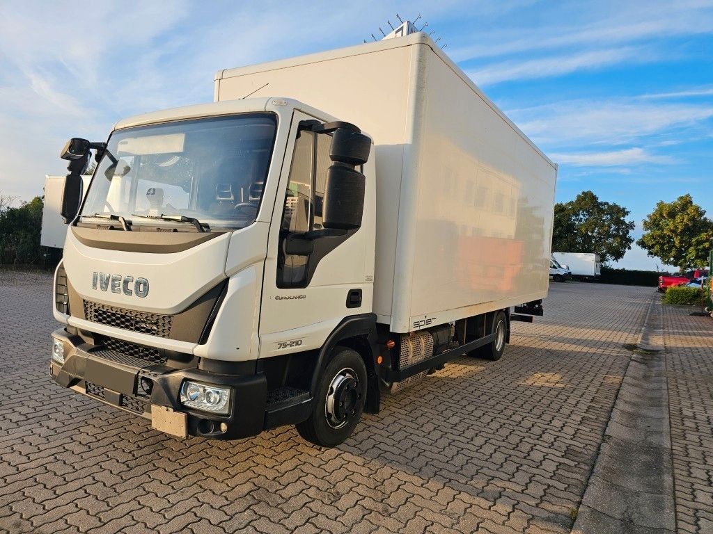 Iveco 75E210 Koffer mit Ladebordwand, 6 Gang manuell