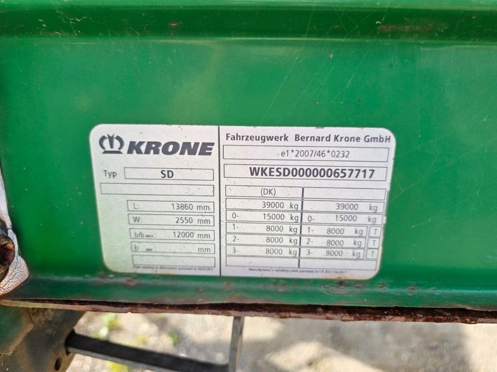 Fahrzeugabbildung Krone Gardine Standard, Edscha, Portaltüren