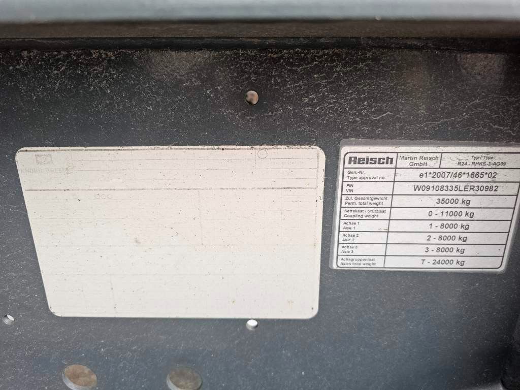 Fahrzeugabbildung Reisch 50 cbm Alumulde, Lift, Kornschieber