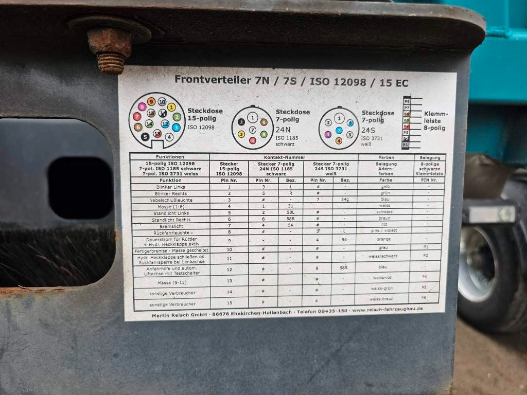 Fahrzeugabbildung Reisch 50 cbm, Pendelklappe, Lift, Lastmanometer, BPW