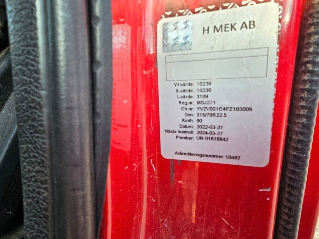 Fahrzeugabbildung Volvo FE 320 6x2 Müllwagen, 2 Kammern, Joab 18,7 cbm