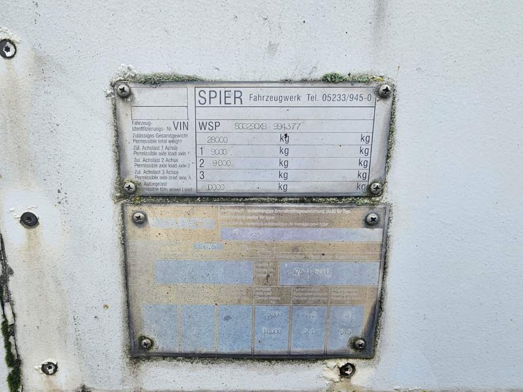 Fahrzeugabbildung Spier Doppelstock mit Balken, 2 Achser