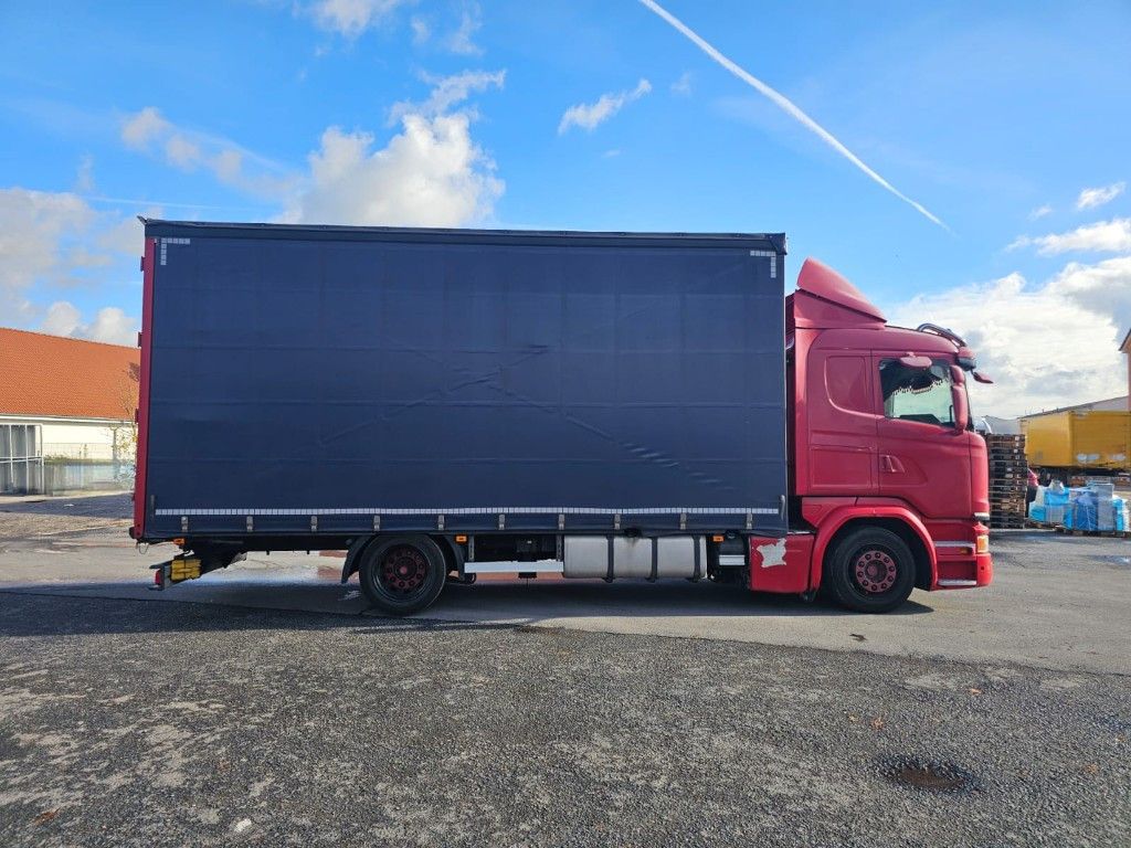 Fahrzeugabbildung Scania G410 Volumen, Edscha, Hubdach+Tandemhänger