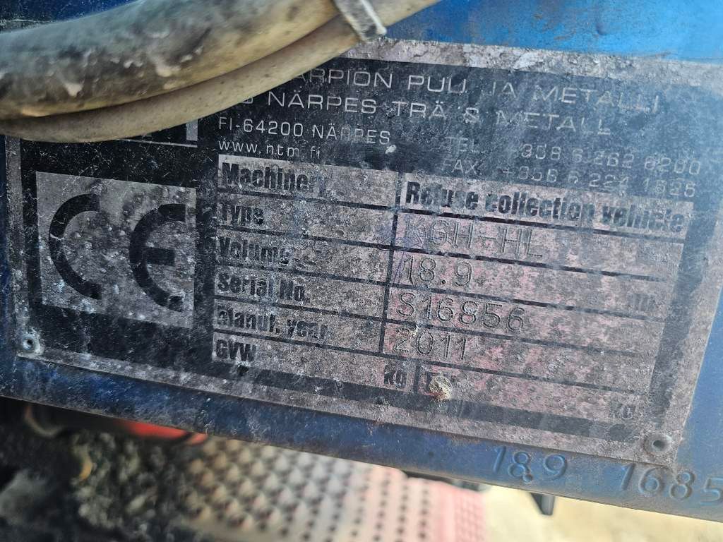 Fahrzeugabbildung Mercedes-Benz 2629 Müll NTM 18,9 cbm, 1 Kammer, EEV