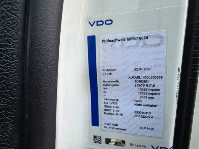 Fahrzeugabbildung DAF LF 170 Gardine, wie neu, nur 82 TKM Original !