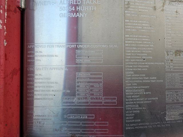 Fahrzeugabbildung Schmitz Cargobull 20" Tankconatinerchassis + Tankcontainer