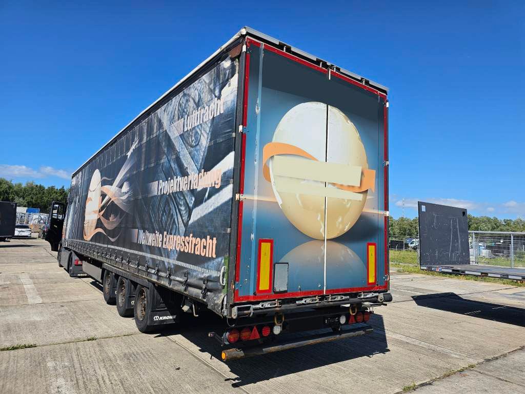 Fahrzeugabbildung Krone Gardine Mega, Anti Eis Dach,2 Liftachse,Hubdach