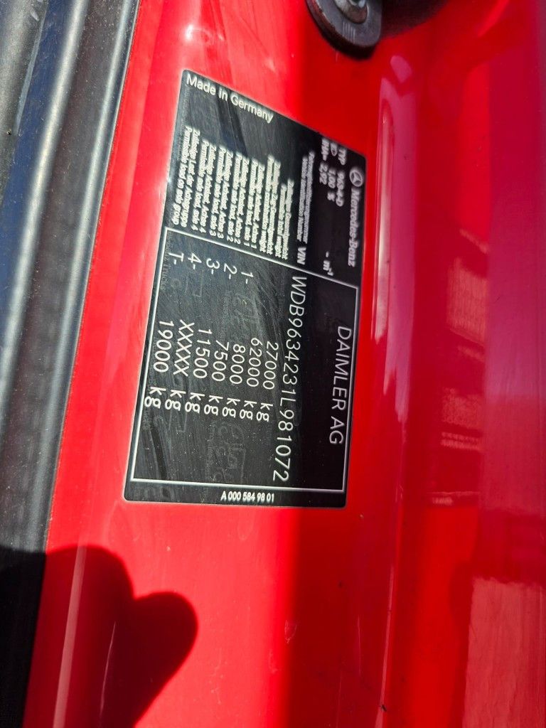 Fahrzeugabbildung Mercedes-Benz 2542 Actros ,2. Achse Liftachse,Klima-Automat, 2