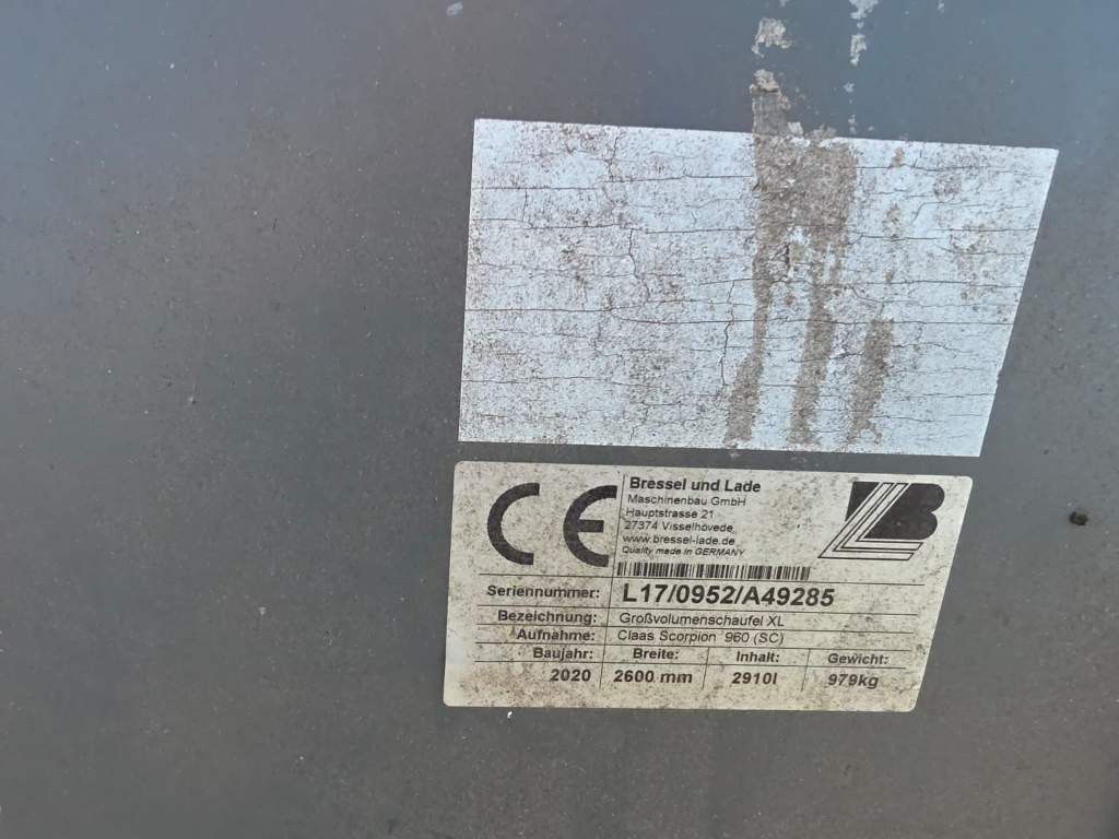 Fahrzeugabbildung Andere Claas 960 Scorpion VP mit Schaufel + Pal.Gabel