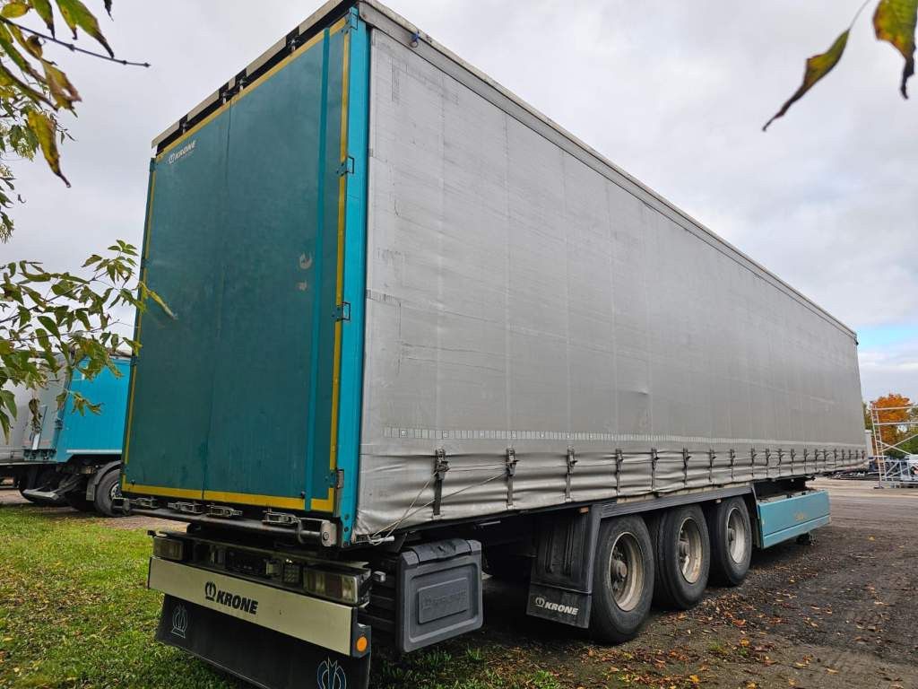 Fahrzeugabbildung Krone Gardine Standard, Plaettenkasten, Liftachse