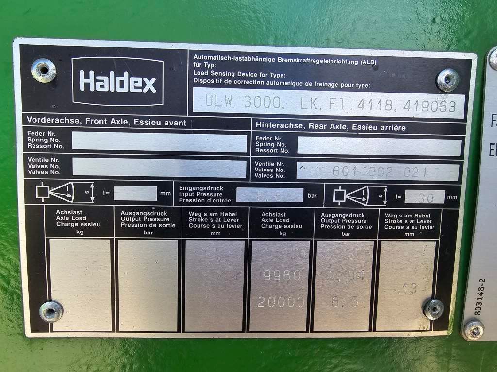 Fahrzeugabbildung HAWE Überladewagen, Vorführfahrzeug, ULW 3000