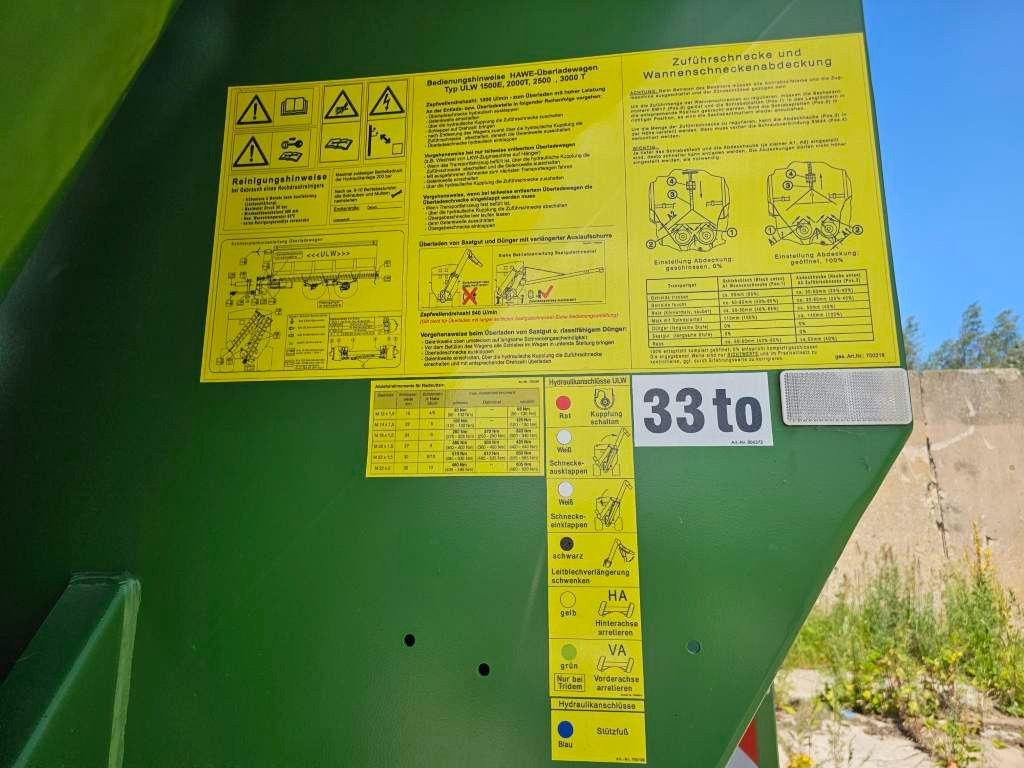 Fahrzeugabbildung HAWE Überladewagen, Vorführfahrzeug, ULW 3000