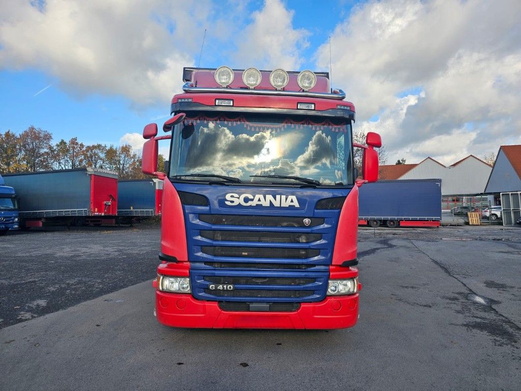 Fahrzeugabbildung Scania G410 Volumen, Edscha, Hubdach+Tandemhänger