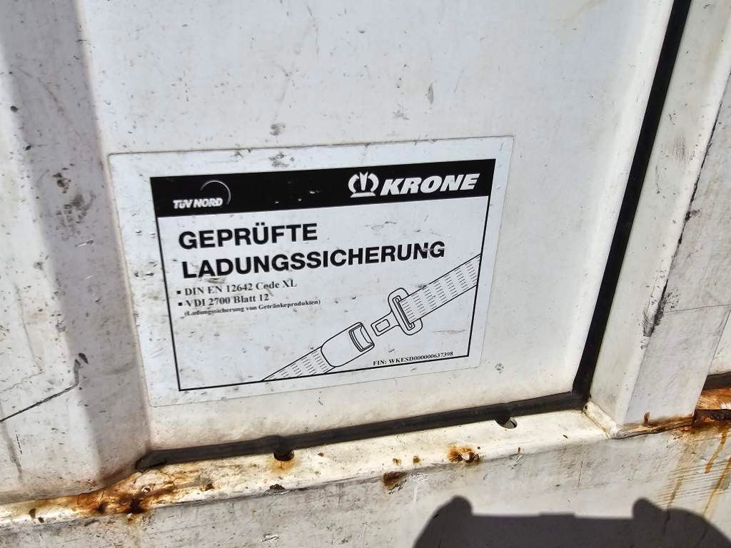 Fahrzeugabbildung Krone Gardine Mega, Anti Eis Dach,2 Liftachse,Hubdach