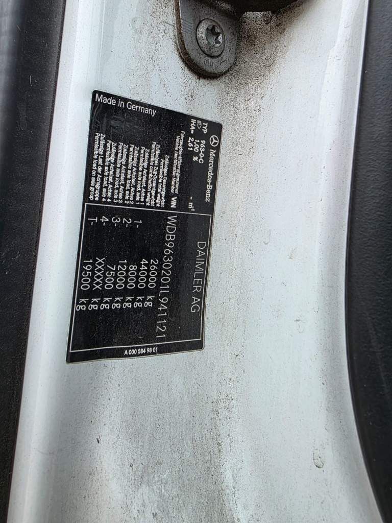 Fahrzeugabbildung Mercedes-Benz 2545 BDF, Multiwechsler,neue Injektoren+ Ölpumpe