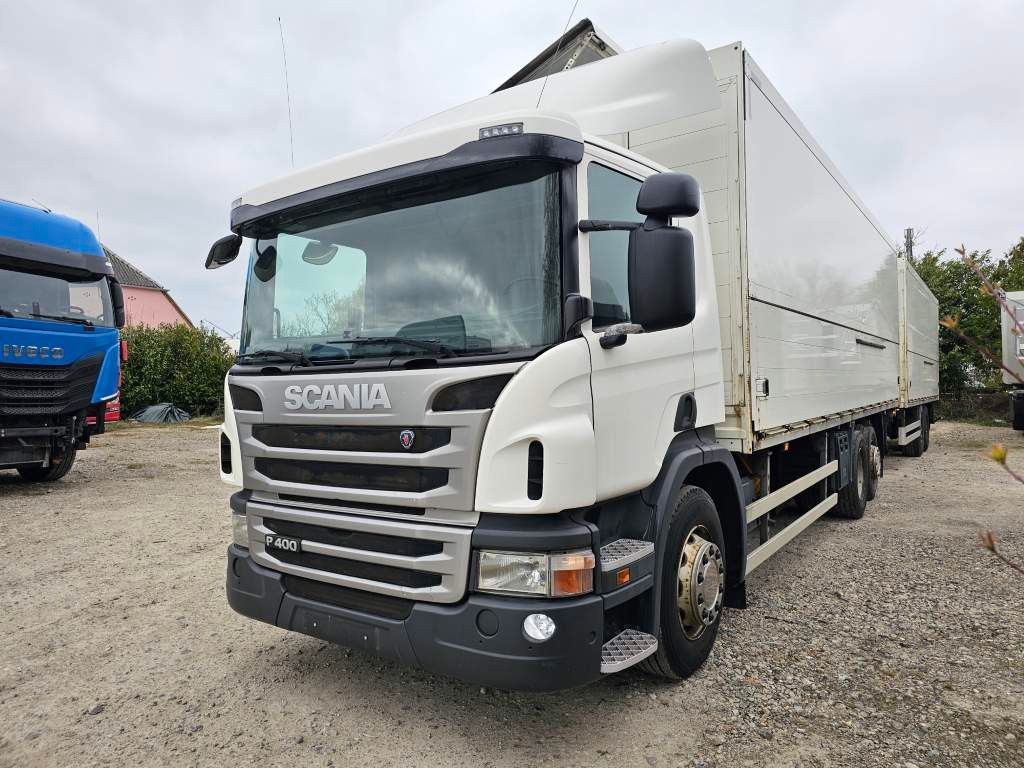 Fahrzeugabbildung Scania P400 mit Orten Schwenkwand und Orten Schwenkwand