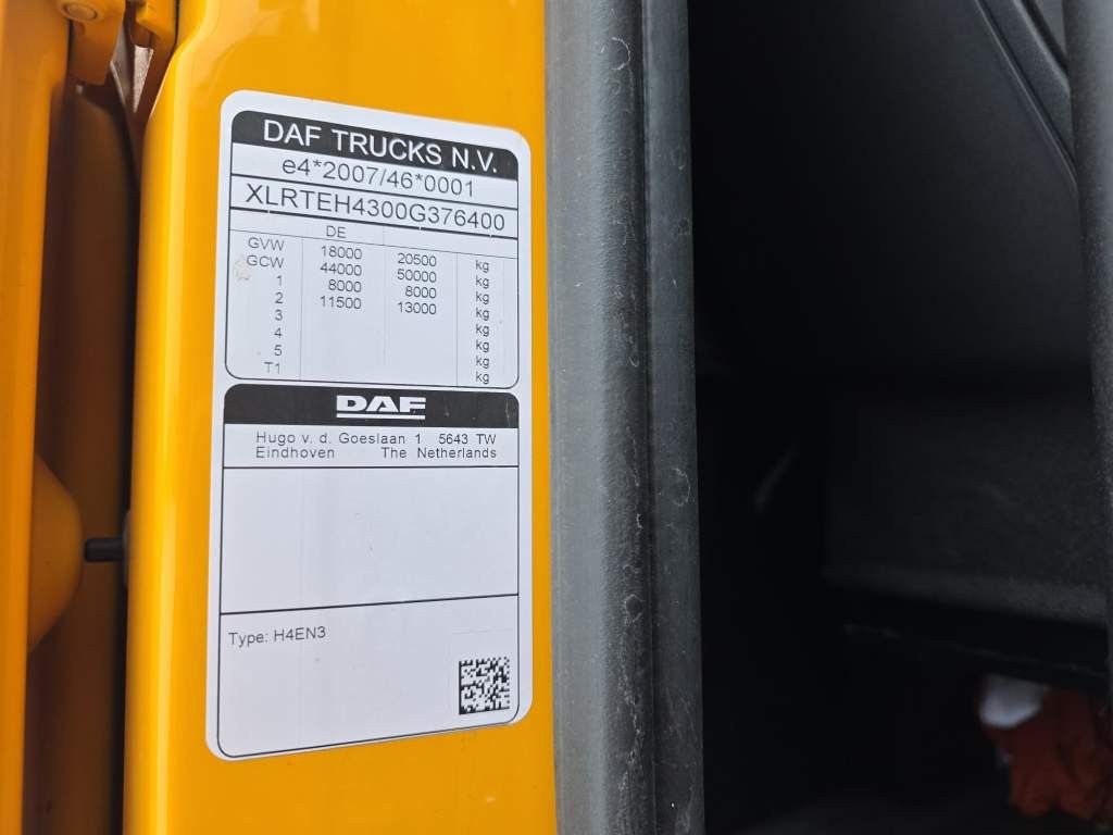 Fahrzeugabbildung DAF XF 480 SC, ZF Intarder, Kühlschrank, ZV