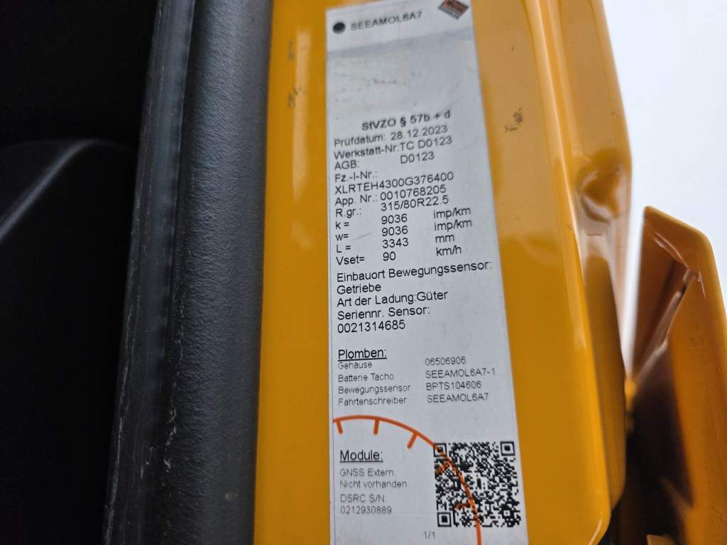 Fahrzeugabbildung DAF XF 480 SC, ZF Intarder, Kühlschrank, ZV