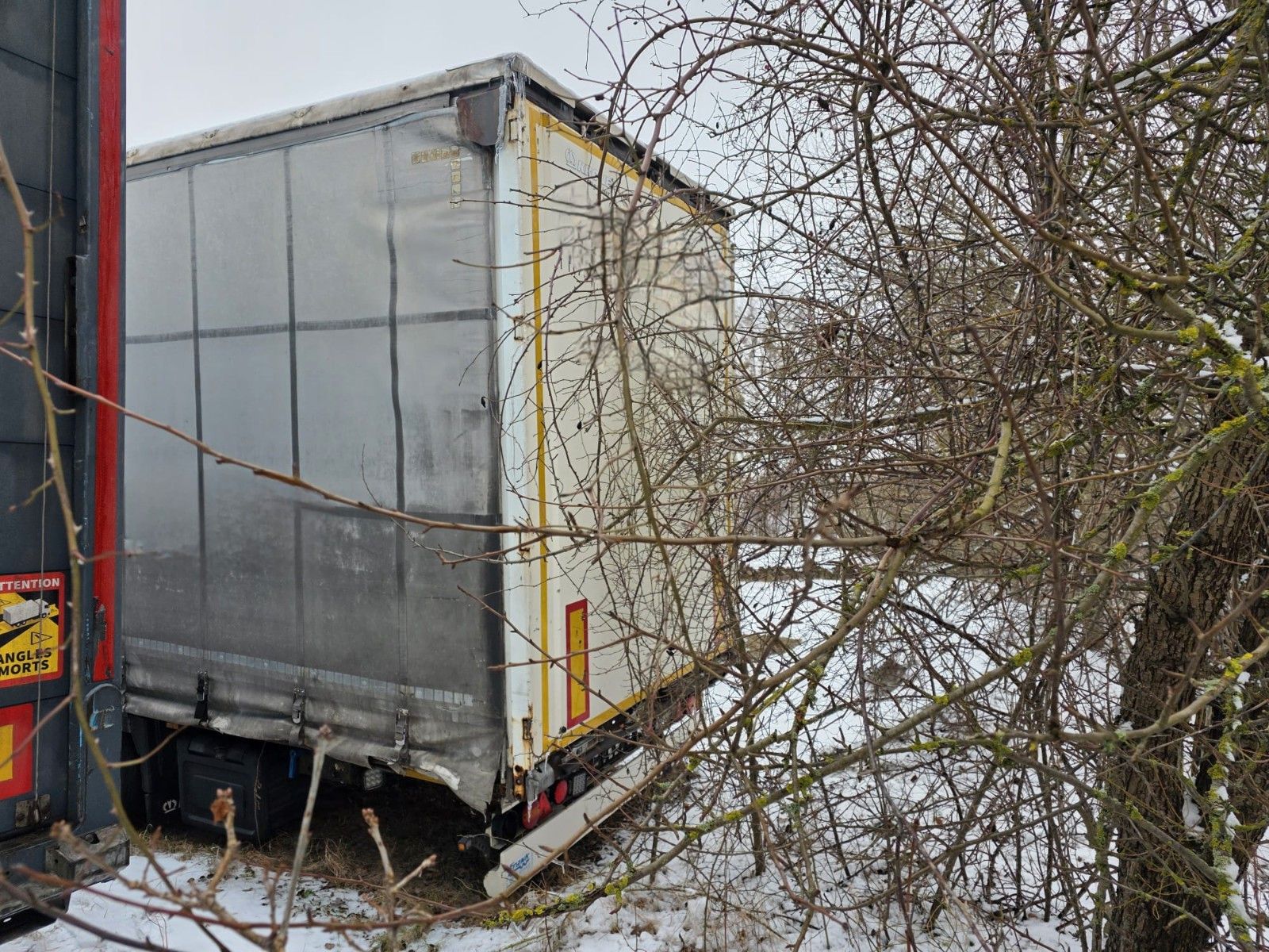 Fahrzeugabbildung Krone Gardine Lowliner, Joloda-Schienen, Hubdach