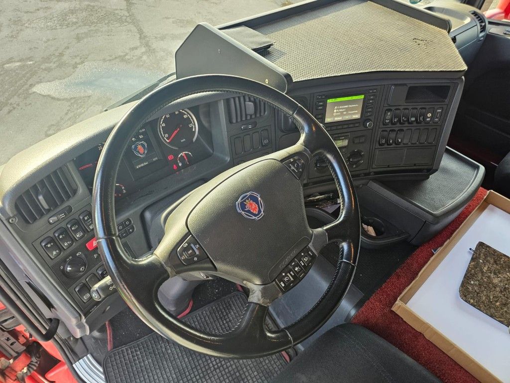 Fahrzeugabbildung Scania G410 Volumen, Edscha, Hubdach+Tandemhänger