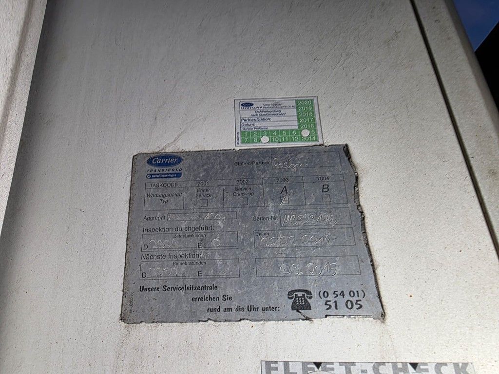 Fahrzeugabbildung Schmitz Cargobull City Tiefkühler, 2. Achs drehbar, 3 to Ladebordw