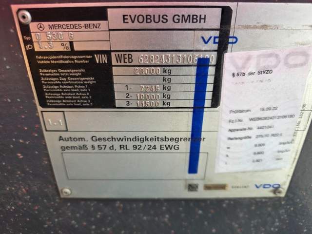 Fahrzeugabbildung Mercedes-Benz Citaro O530 Gelenkbus, 53+109+1, LAWO