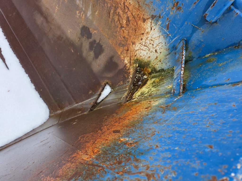 Fahrzeugabbildung Meiller Stahlmulde MHKS 41/3-S, Schütte, Liftachse